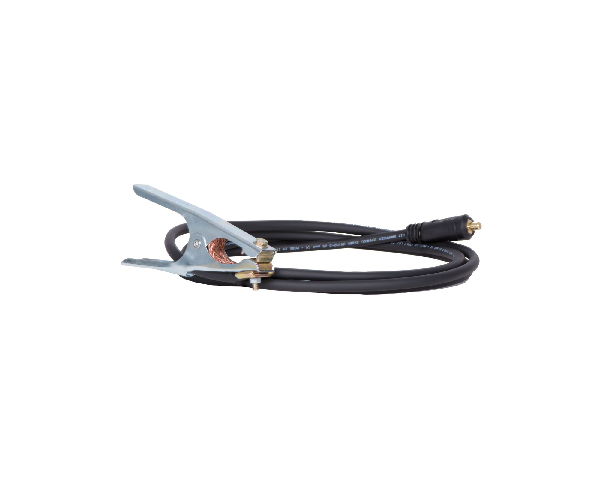 KIT CABLE PINCE DE MASSE 200A 3M 25mm² connecteur 10/25 - SOFFI Soudage